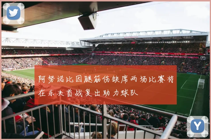 阿努诺比因腿筋伤缺席两场比赛将在东决首战复出助力球队